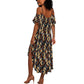 Mali Mud Cloth Legacy Summer Maxi Dress African Tribal Pattern - African Pride