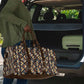 Mali Mud Cloth Legacy Pattern Travel Bag Ethnic Geometry Style