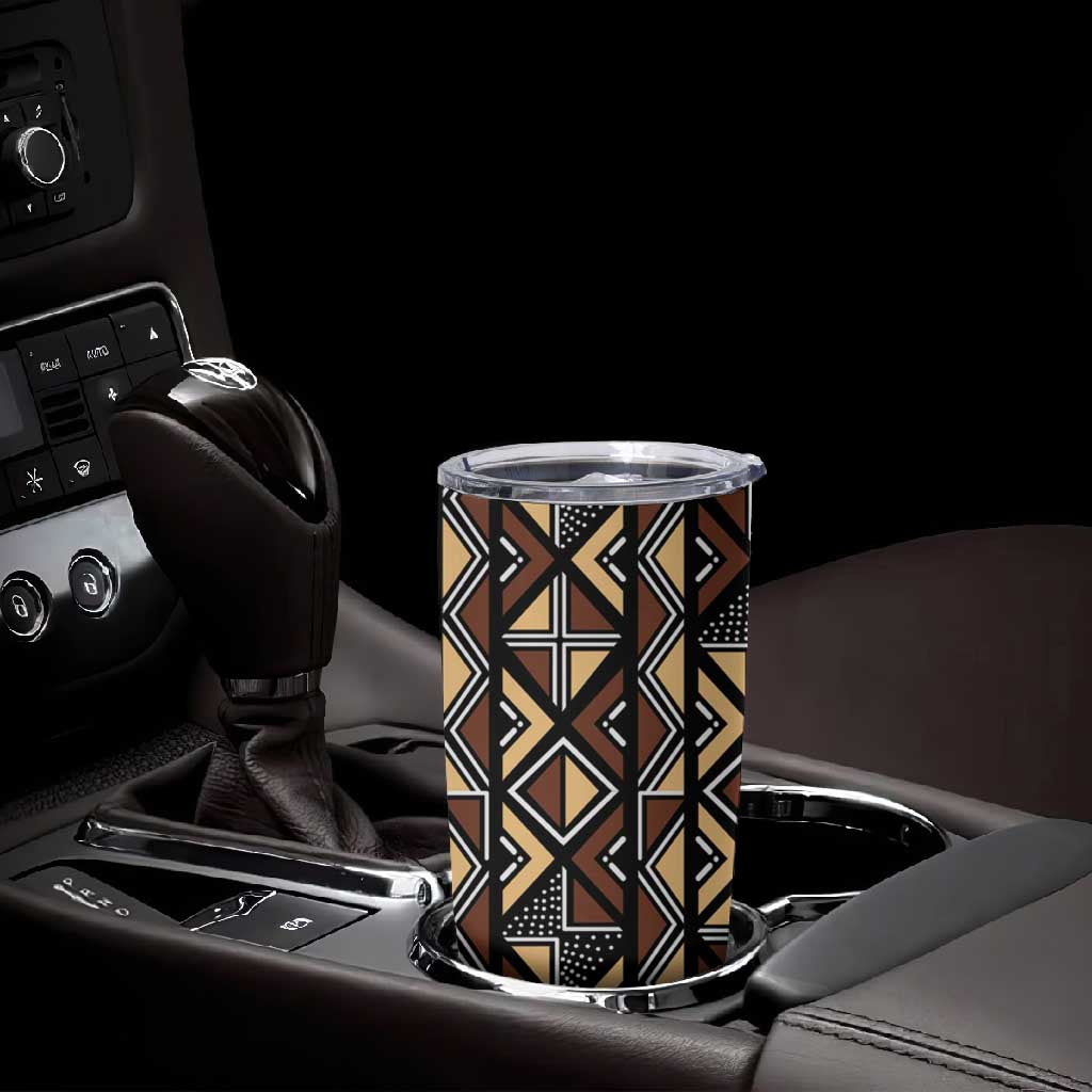 Mali Mud Cloth Legacy Tumbler Cup African Tribal Pattern - African Pride