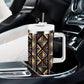 Mali Mud Cloth Legacy Tumbler With Handle African Tribal Pattern - African Pride