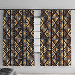 Mali Mud Cloth Legacy Window Curtain African Tribal Pattern - African Pride