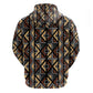Mali Mud Cloth Legacy Zip Hoodie African Tribal Pattern - African Pride