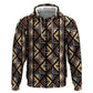 Mali Mud Cloth Legacy Zip Hoodie African Tribal Pattern - African Pride