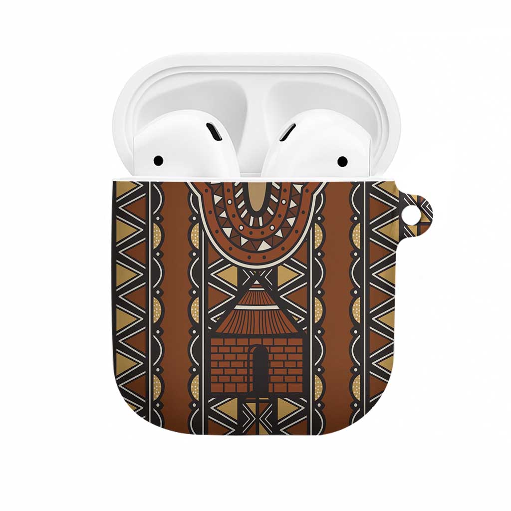 Mali Mud Cloth African Village AirPods Case Ethnic Geometry Style