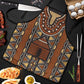 Mali Mud Cloth African Village Apron Ethnic Geometry Style