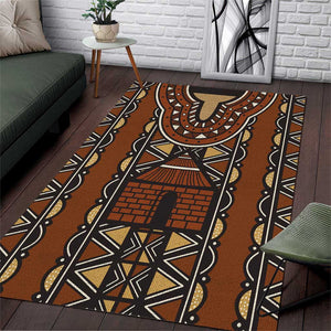 Mali Mud Cloth Village Legacy Area Rug African Tribal Pattern - African Pride