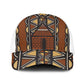 Mali Mud Cloth Village Legacy Baseball Net Cap African Tribal Pattern - African Pride