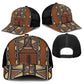 Mali Mud Cloth Village Legacy Baseball Net Cap African Tribal Pattern - African Pride