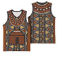 Mali Mud Cloth Village Legacy Basketball Jersey African Tribal Pattern LT15