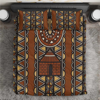 Mali Mud Cloth Village Legacy Bedding Set African Tribal Pattern - African Pride