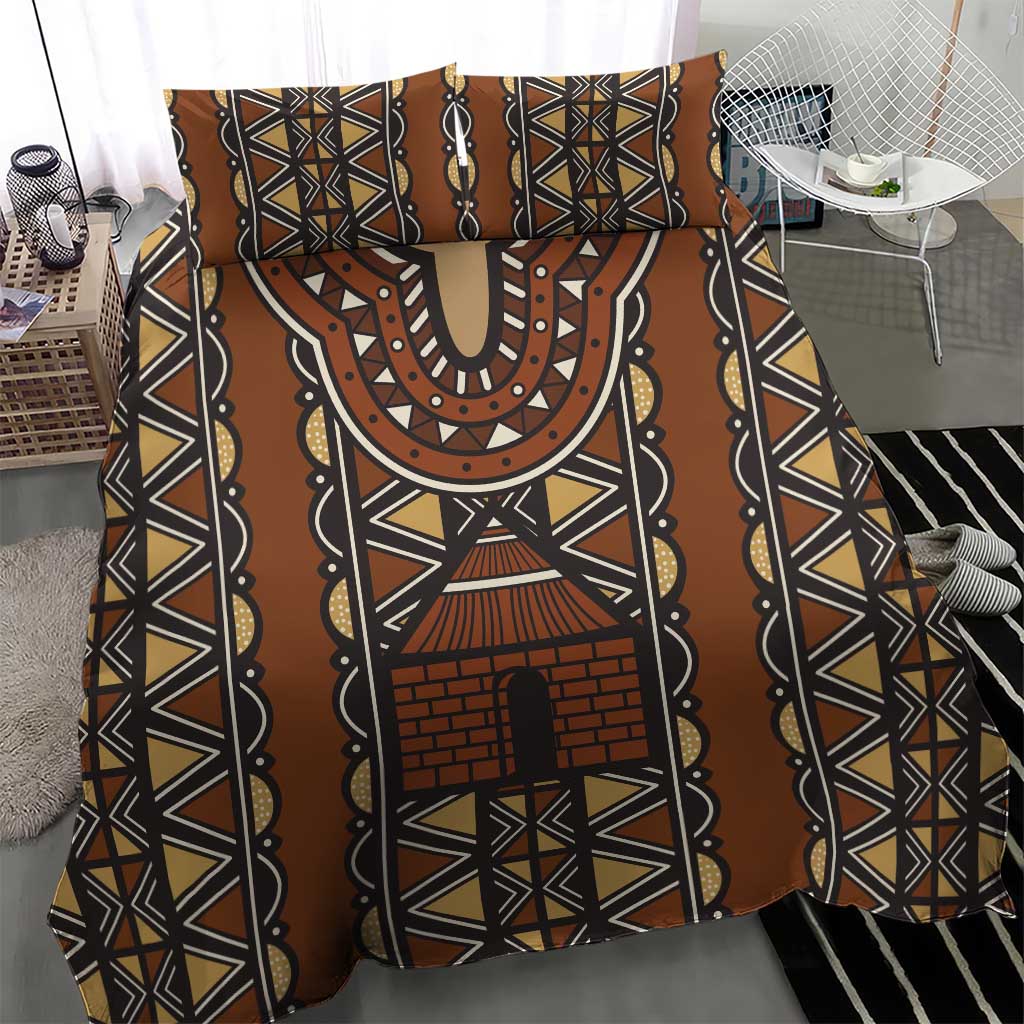 Mali Mud Cloth Village Legacy Bedding Set African Tribal Pattern - African Pride