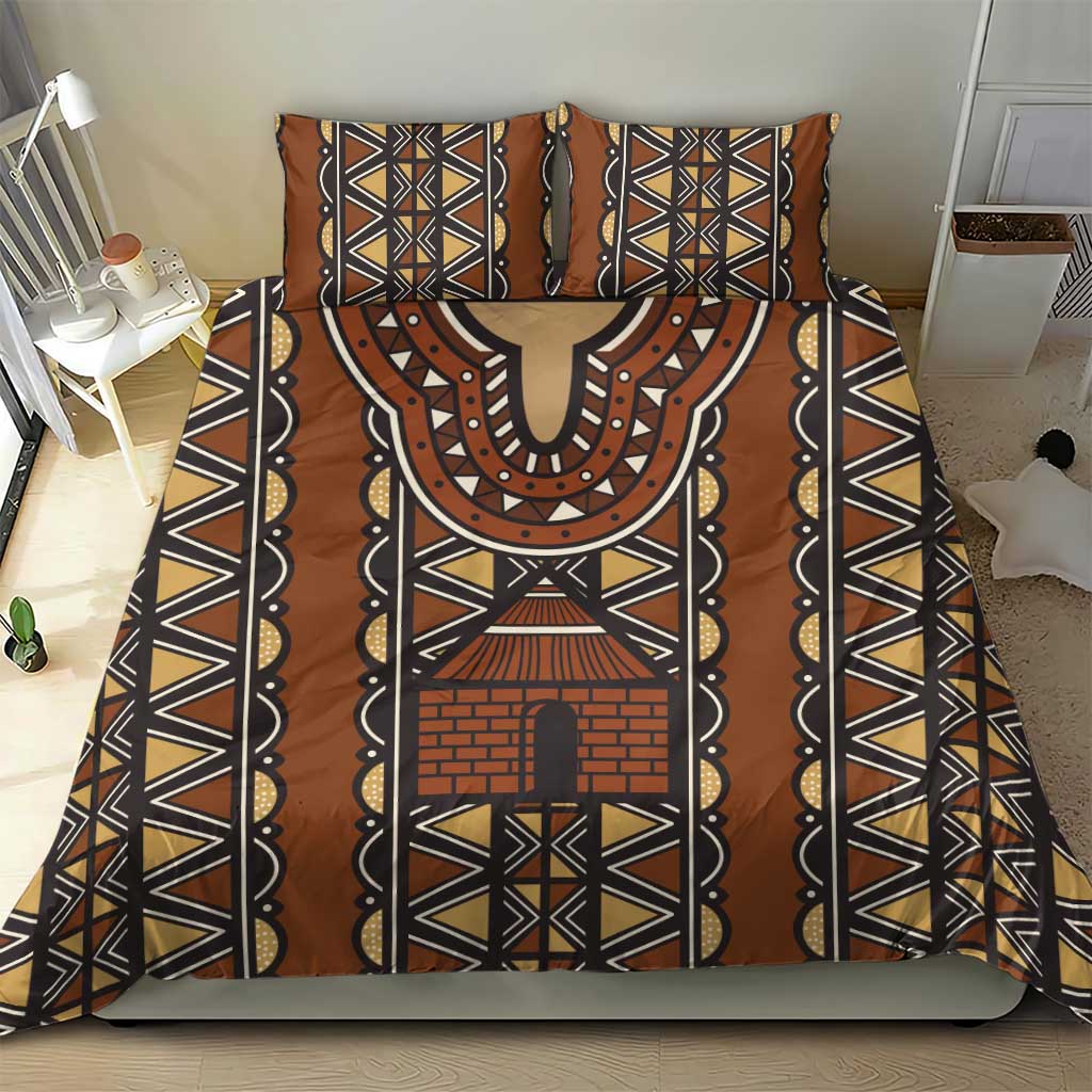 Mali Mud Cloth Village Legacy Bedding Set African Tribal Pattern - African Pride
