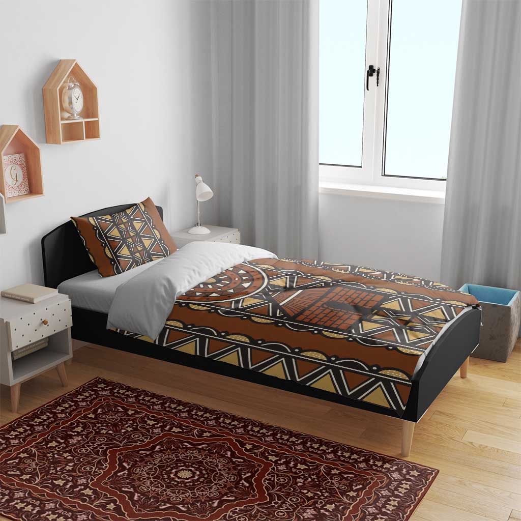 Mali Mud Cloth Village Legacy Bedding Set African Tribal Pattern - African Pride