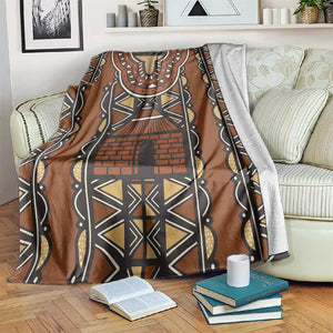 Mali Mud Cloth Village Legacy Blanket African Tribal Pattern - African Pride