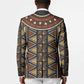 Mali Mud Cloth African Village Blazer Ethnic Geometry Style
