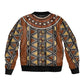 Mali Mud Cloth Village Legacy Bomber Jacket African Tribal Pattern - African Pride
