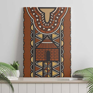 Mali Mud Cloth Village Legacy Canvas Wall Art African Tribal Pattern - African Pride
