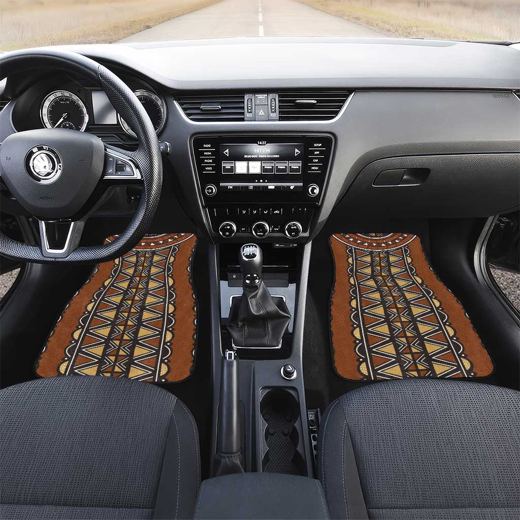 Mali Mud Cloth Village Legacy Car Mats African Tribal Pattern - African Pride