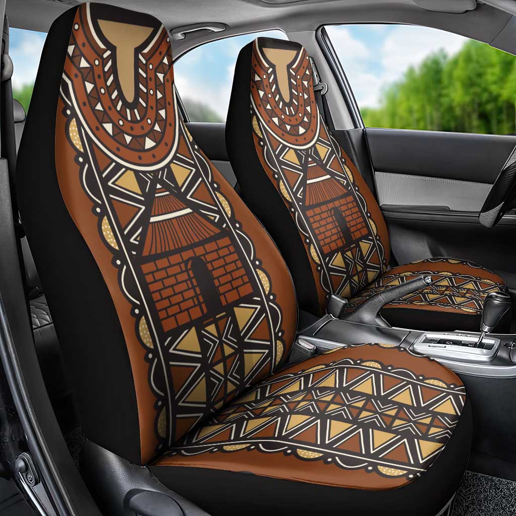 Mali Mud Cloth Village Legacy Car Seat Cover African Tribal Pattern - African Pride