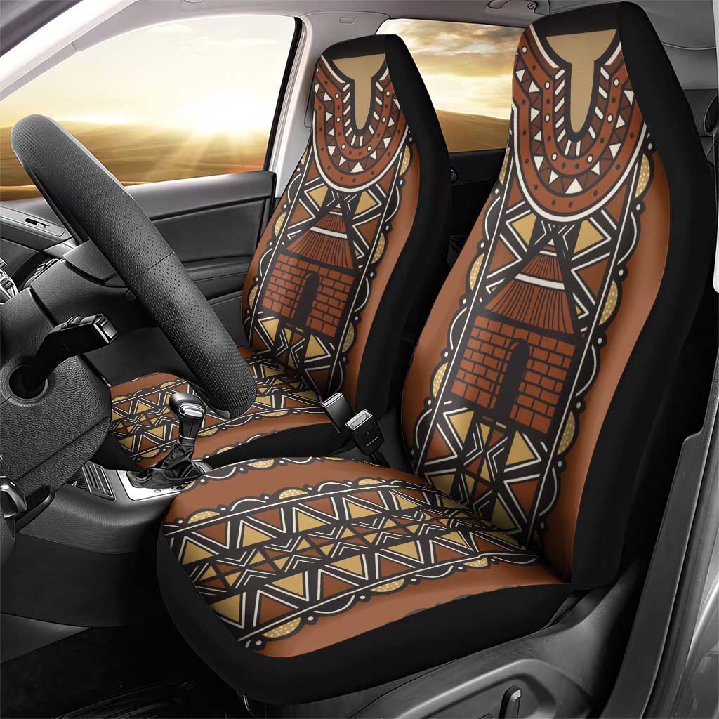 Mali Mud Cloth Village Legacy Car Seat Cover African Tribal Pattern - African Pride