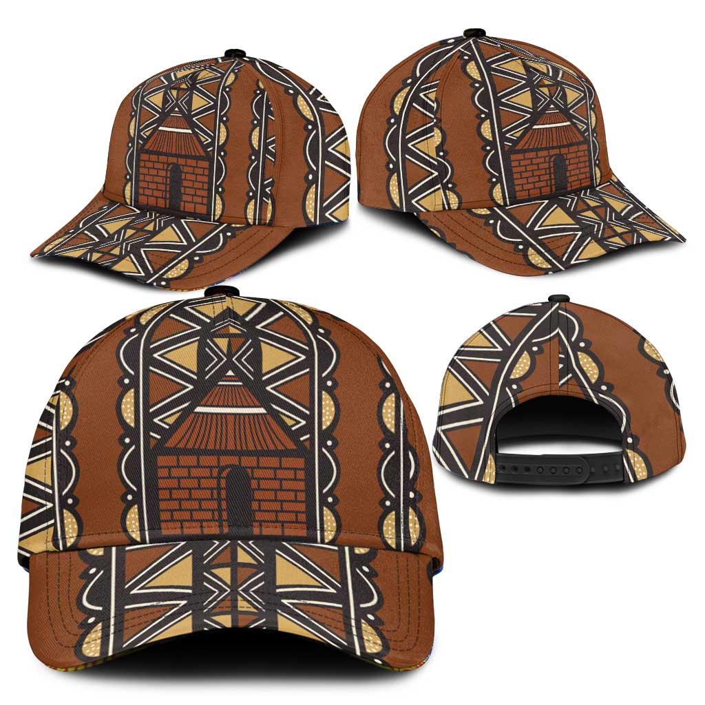 Mali Mud Cloth Village Legacy Classic Cap African Tribal Pattern - African Pride