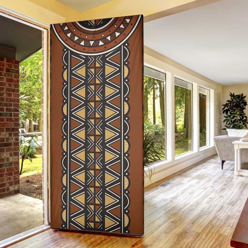 Mali Mud Cloth African Village Door Cover Ethnic Geometry Style