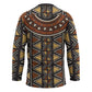 Mali Mud Cloth African Village Hockey Jersey Ethnic Geometry Style