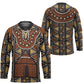 Mali Mud Cloth African Village Hockey Jersey Ethnic Geometry Style