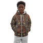 Mali Mud Cloth Village Legacy Kid Hoodie African Tribal Pattern - African Pride