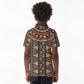 Mali Mud Cloth Village Legacy Kid Polo Shirt African Tribal Pattern - African Pride