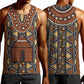 Mali Mud Cloth Village Legacy Men Tank Top African Tribal Pattern - African Pride