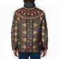 Mali Mud Cloth African Village Padded Jacket Ethnic Geometry Style