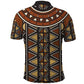 Mali Mud Cloth Village Legacy Polo Shirt African Tribal Pattern - African Pride