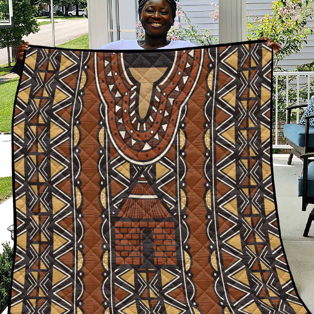 Mali Mud Cloth Village Legacy Quilt African Tribal Pattern - African Pride