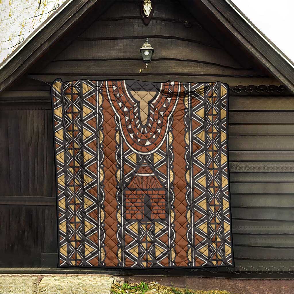 Mali Mud Cloth Village Legacy Quilt African Tribal Pattern - African Pride