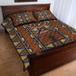 Mali Mud Cloth Village Legacy Quilt Bed Set African Tribal Pattern - African Pride