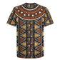 Mali Mud Cloth Village Legacy Rugby Jersey African Tribal Pattern - African Pride