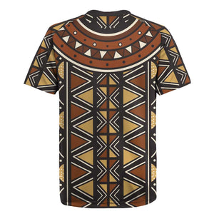 Mali Mud Cloth Village Legacy Rugby Jersey African Tribal Pattern - African Pride