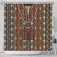 Mali Mud Cloth Village Legacy Shower Curtain African Tribal Pattern - African Pride