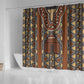 Mali Mud Cloth Village Legacy Shower Curtain African Tribal Pattern - African Pride