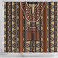 Mali Mud Cloth Village Legacy Shower Curtain African Tribal Pattern - African Pride