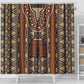 Mali Mud Cloth Village Legacy Shower Curtain African Tribal Pattern - African Pride