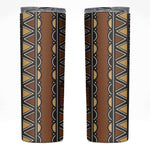 Mali Mud Cloth Village Legacy Skinny Tumbler African Tribal Pattern - African Pride