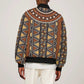 Mali Mud Cloth Village Legacy Sleeve Zip Bomber Jacket African Tribal Pattern - African Pride