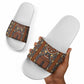 Mali Mud Cloth African Village Slide Sandals Ethnic Geometry Style