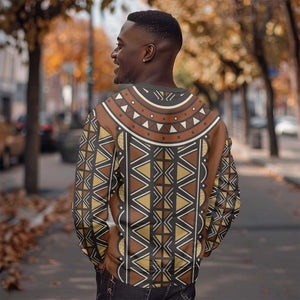 Mali Mud Cloth Village Legacy Sweatshirt African Tribal Pattern - African Pride
