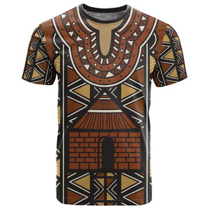 Mali Mud Cloth Village Legacy T shirt African Tribal Pattern - African Pride