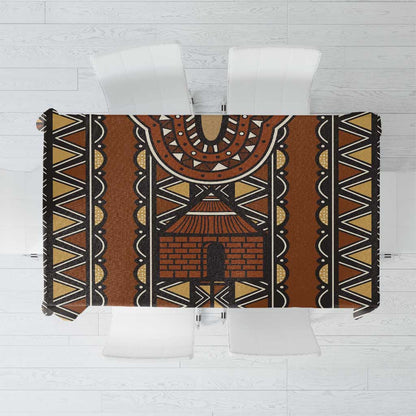 Mali Mud Cloth Village Legacy Tablecloth African Tribal Pattern - African Pride