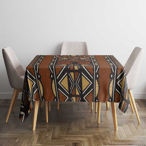 Mali Mud Cloth Village Legacy Tablecloth African Tribal Pattern - African Pride