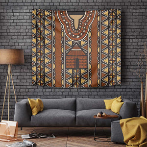 Mali Mud Cloth Village Legacy Tapestry African Tribal Pattern - African Pride